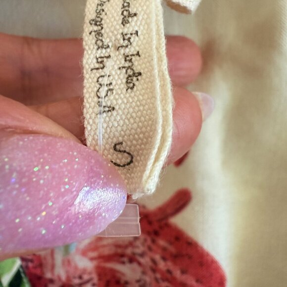 ZL Europe Blouse Yellow Floral Ruffle Bell Sleeve Boho Festival Top - Picture 3 of 10